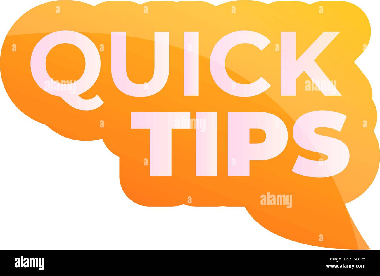 Symbol für hilfreiche Tipps. Cartoon der hilfreichen Tipps Vektorsymbol für Webdesign isoliert auf weißem Hintergrund. Symbol für hilfreiche Tipps, Zeichentrickstil Stock Vektor