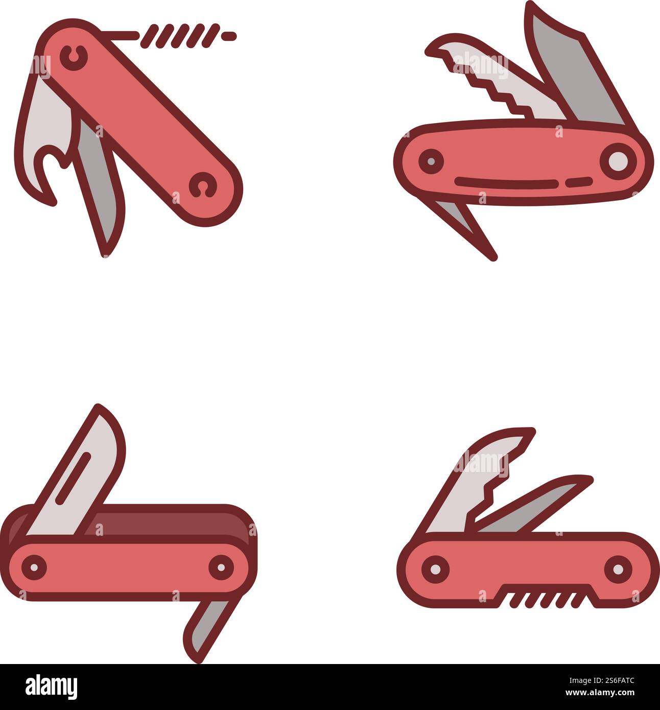 Symbole für das Bleimesser eingestellt. Kontursatz von Bleimesservektorsymbolen für Webdesign isoliert auf weißem Hintergrund. Bleimesser-Symbole Set, Umrissstil Stock Vektor