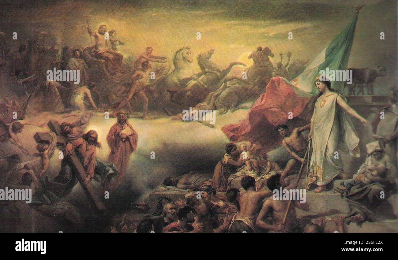 Giuseppe Calì, Tre Rome. Stockfoto