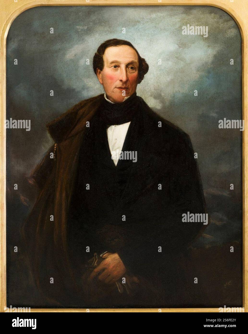 Giuseppe Calì, Porträt von Sir Richard More O'Ferrall. Stockfoto