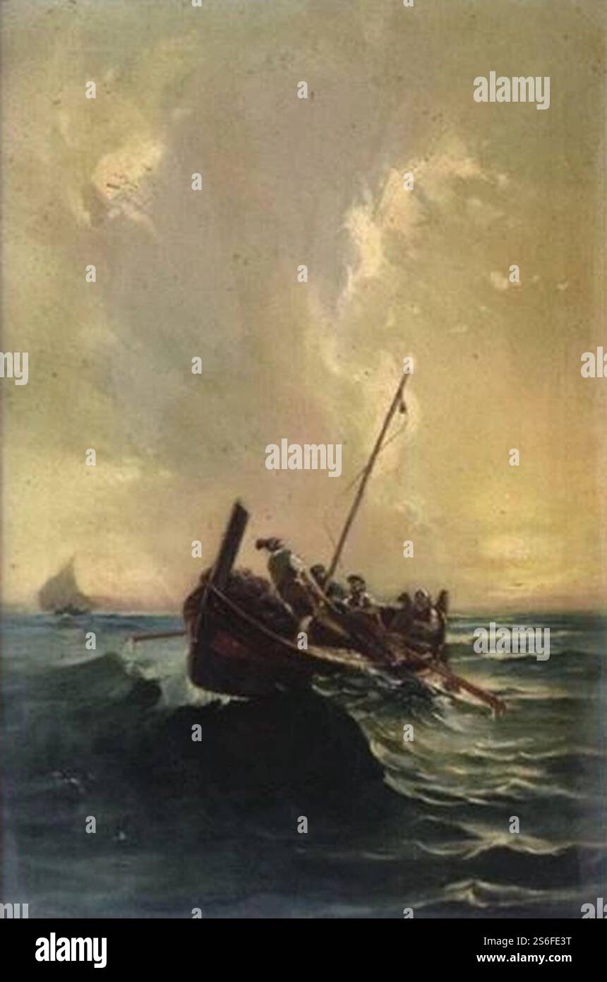 Giuseppe Calì (zugeschrieben), am Meer (zugeschnitten). Stockfoto