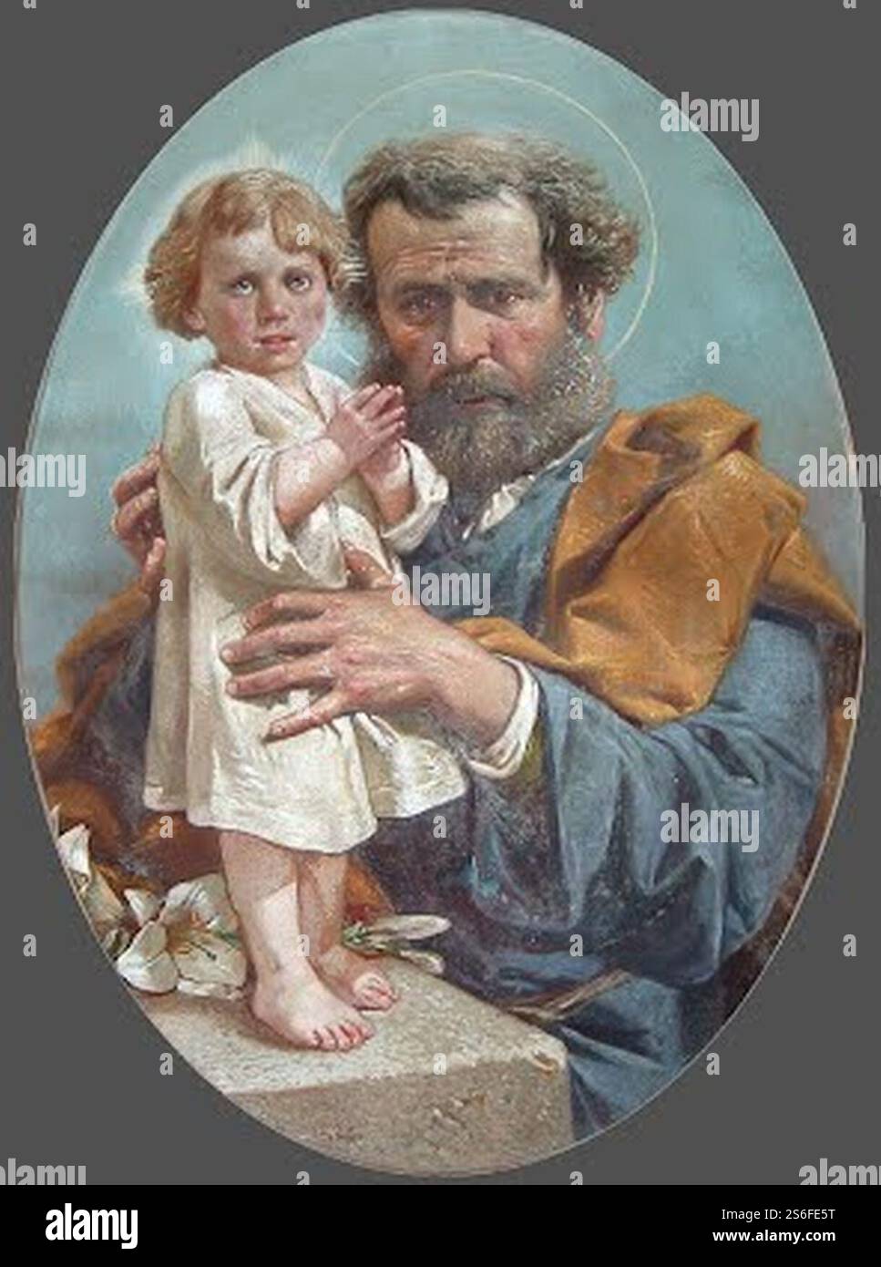 Giuseppe Calì, St. Joseph (St. Joseph Chapel MSSP, Santa Venera). Stockfoto