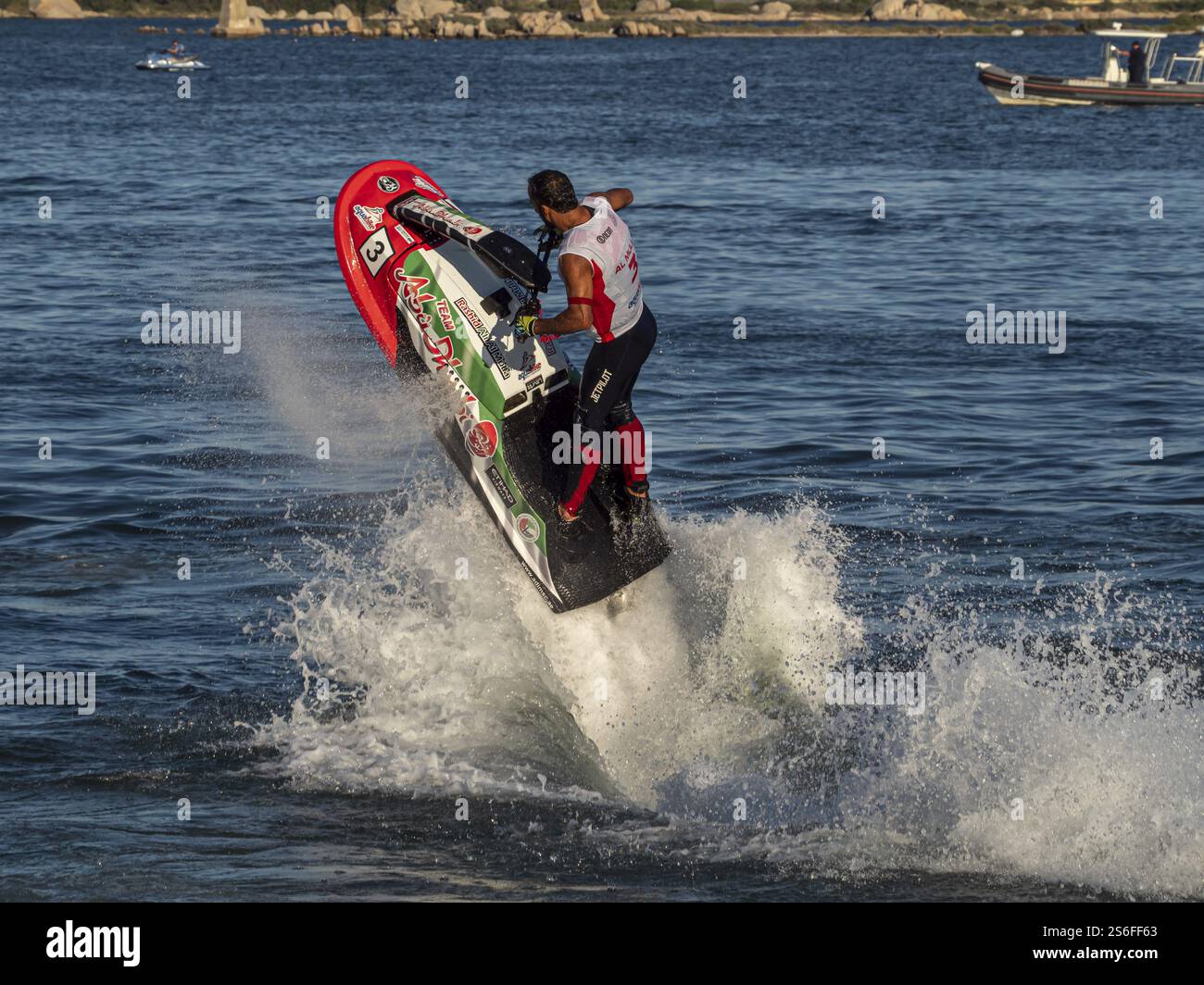 Olbia, Italien - 16. September 20192 Aquabike World Championship gran prix von Italien Stockfoto