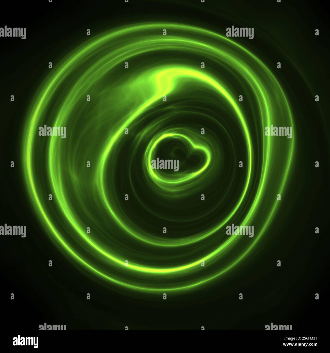 Ein Bild von einem grünen Plasma Hintergrund Stockfoto