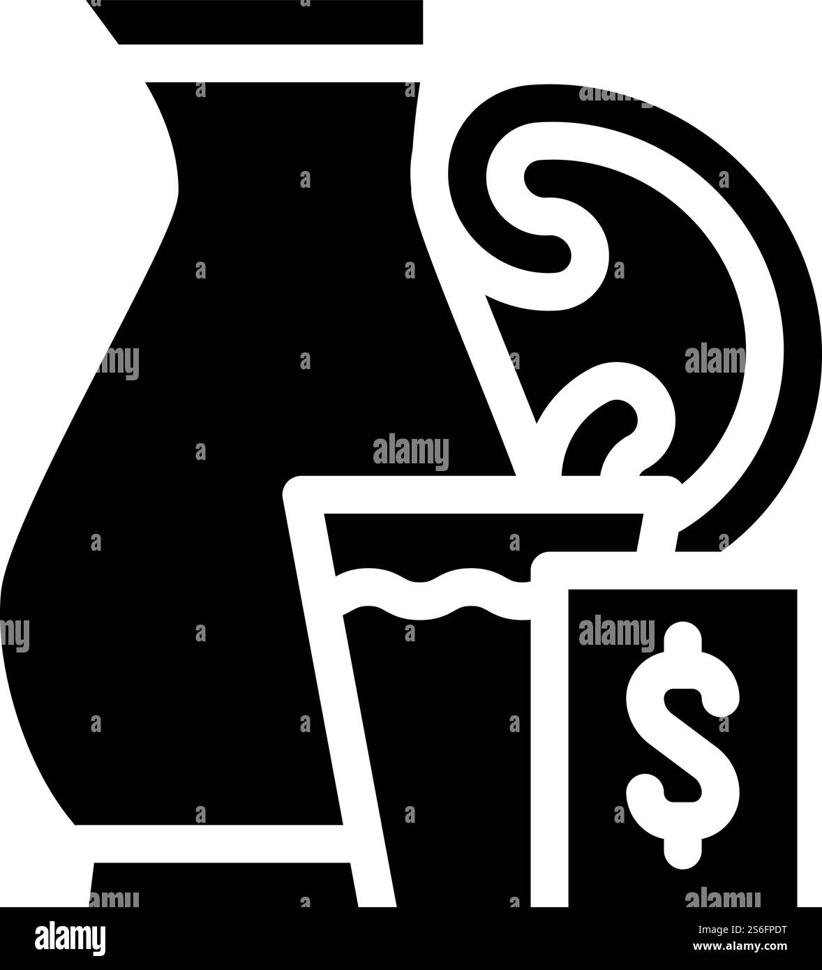 Altes Self-Service-System Glyph-Symbol-Vektor. Altes Self-Service-System-Schild. Schwarze Abbildung des isolierten Kontursymbols. Abbildung des alten Self-Service-Systems mit Glyphen-Symbolen Stock Vektor