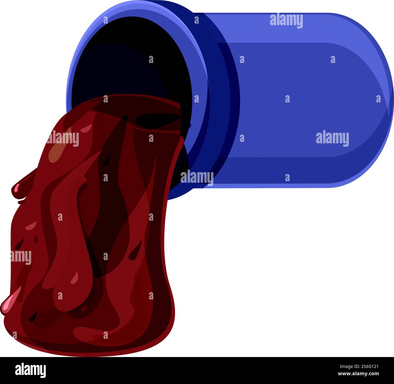 Symbol für die Kanalisation der Stadtröhre. Cartoon der Kanalisation Stadt Rohr Vektor-Symbol für Web-Design isoliert auf weißem Hintergrund. Die Kanalisation der Stadtröhre ist ein Symbol im Cartoon-Stil Stock Vektor