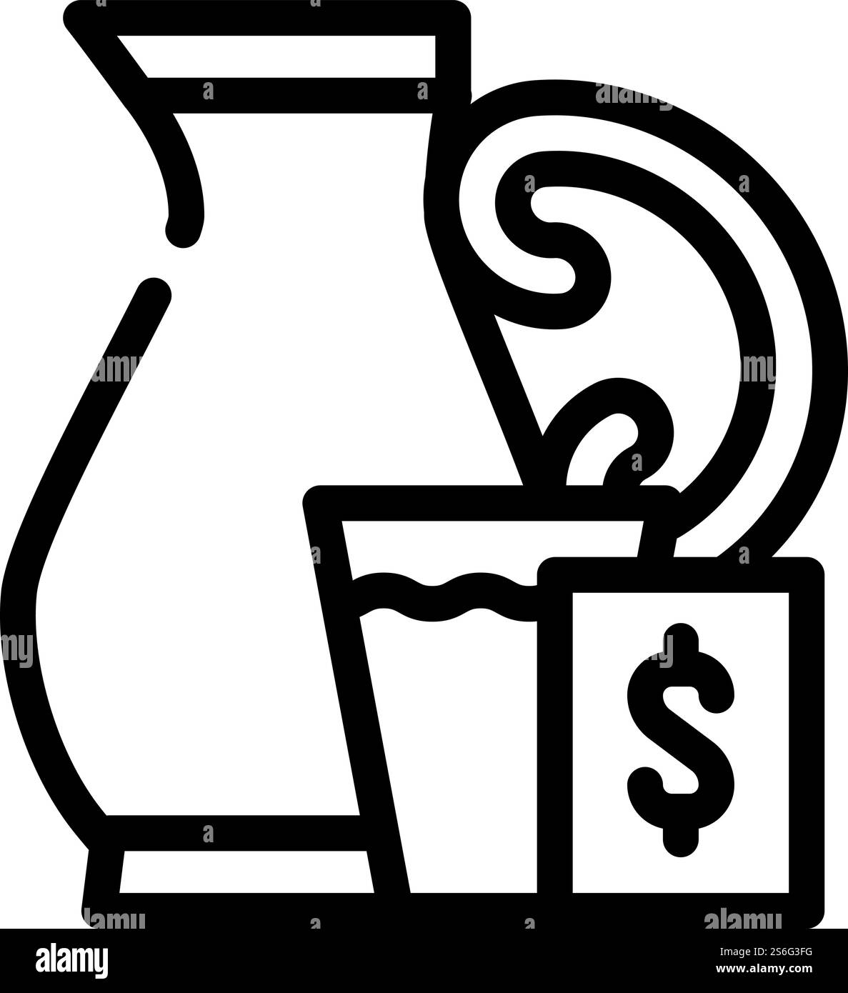 Alter Symbolvektor für Self-Service-Systemzeile. Altes Self-Service-System-Schild. Schwarze Abbildung des isolierten Kontursymbols. Vektorgrafik der alten Self-Service-Systemlinie Stock Vektor