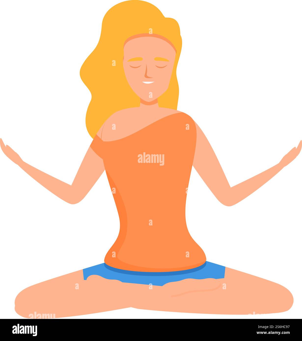 Aroma-Meditationssymbol. Cartoon des Aroma Meditationsvektorsymbols für Webdesign isoliert auf weißem Hintergrund. Aroma-Meditationssymbol, Cartoon-Stil Stock Vektor