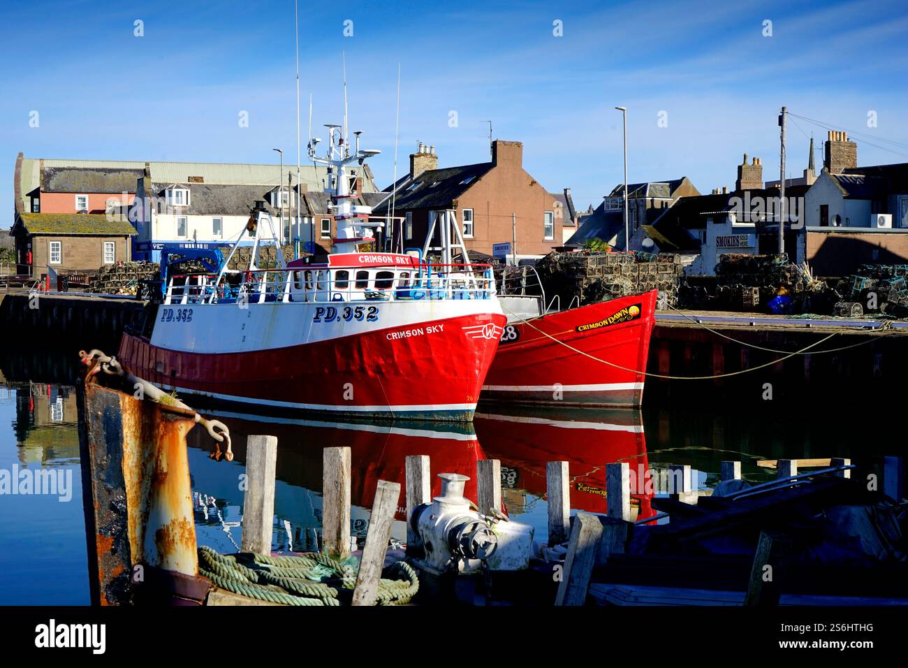 Harbour, Arbroath, Angus, Schottland Stockfoto