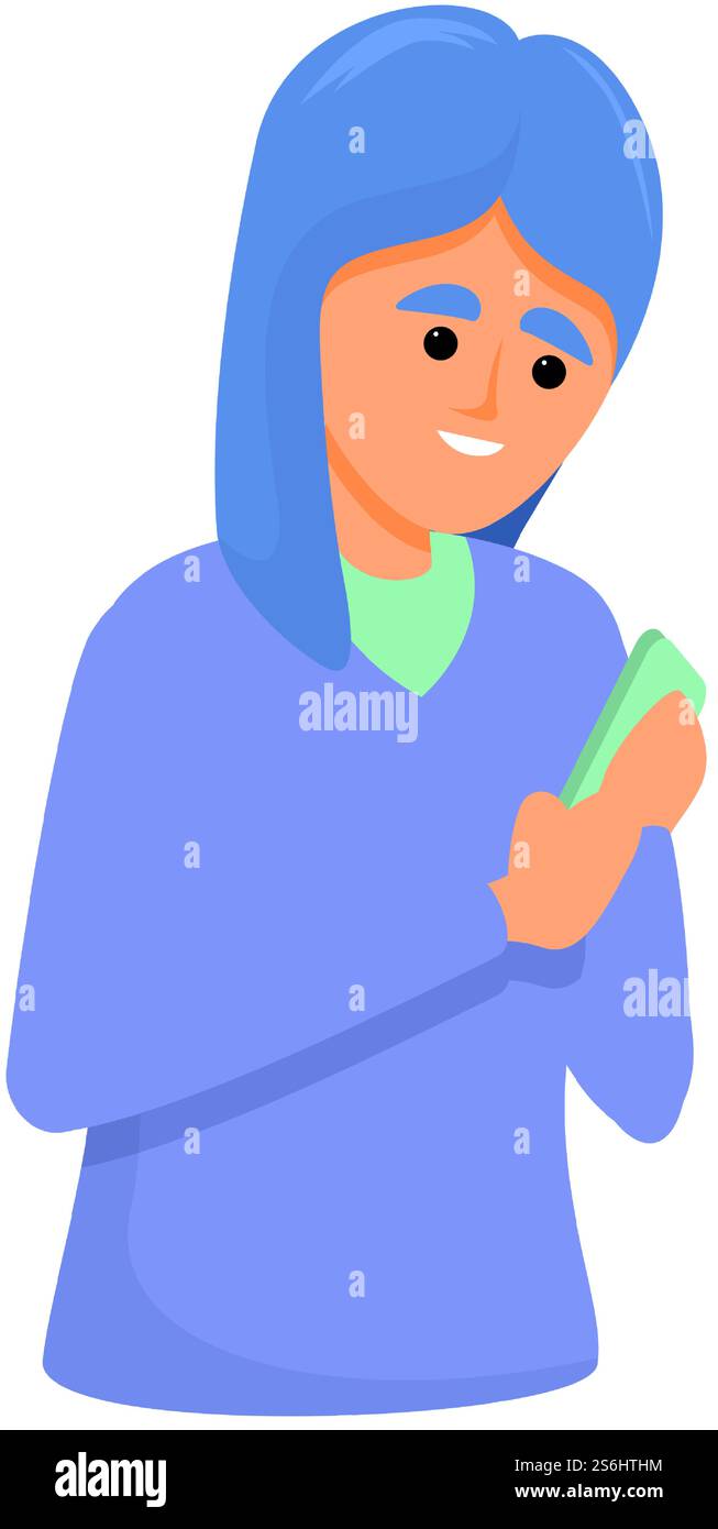 Symbol für Schnellnachrichten. Cartoon des Quick Messaging Vektorsymbols für Webdesign isoliert auf weißem Hintergrund. Quick Messaging-Symbol, Cartoon-Stil Stock Vektor