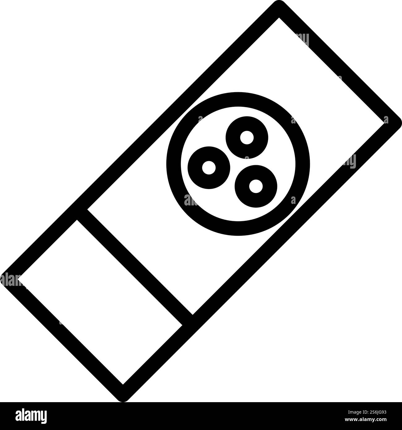 Symbol Für Bakterienglas. Bearbeitbares, Fett Formatischtes Umrisse-Design. Vektorgrafik. Stock Vektor