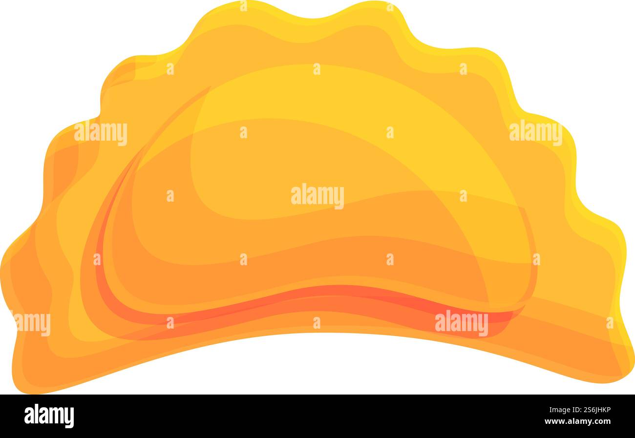 Symbol für frische Ravioli. Cartoon des frischen Ravioli-Vektor-Icons für Web-Design isoliert auf weißem Hintergrund. Frische Ravioli-Ikone, Cartoon-Stil Stock Vektor