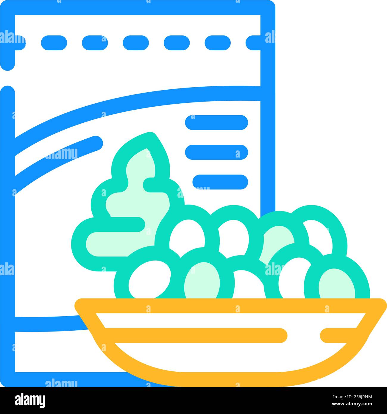 Nüsse Wasabi Farbe Symbol Vektor. Nüsse Wasabi-Zeichen. Isolierte Symboldarstellung. Nüsse Wasabi Farbe Symbol Vektor Illustration Stock Vektor
