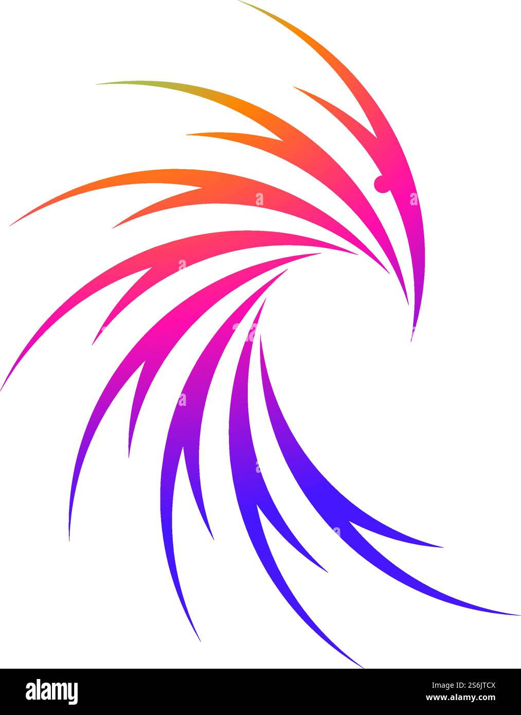 Logodesign mit Falcon Adlervogel Stock Vektor