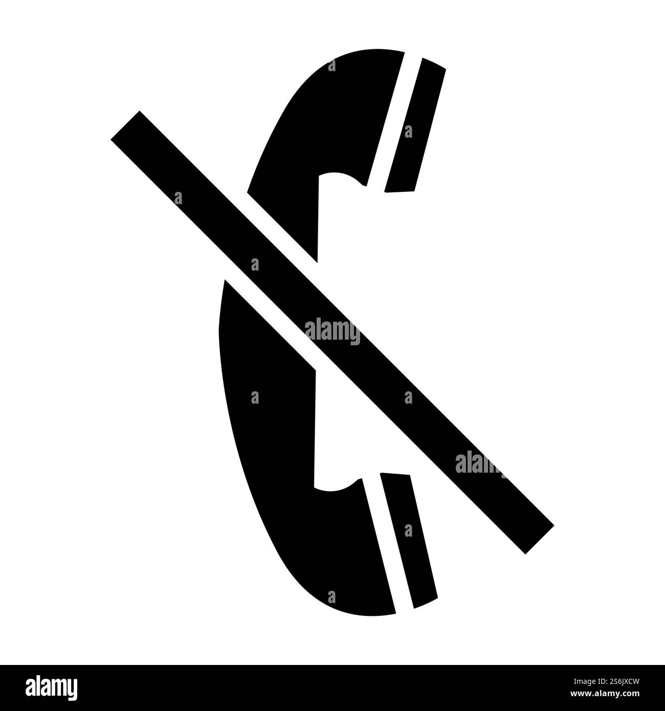 Symbol Verwenden Sie das Telefon nicht Stock Vektor