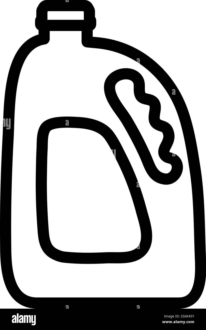 Symbol Für Fruchtsaftbehälter. Auffälliges Design mit bearbeitbarer Konturbreite. Vektorgrafik. Stock Vektor