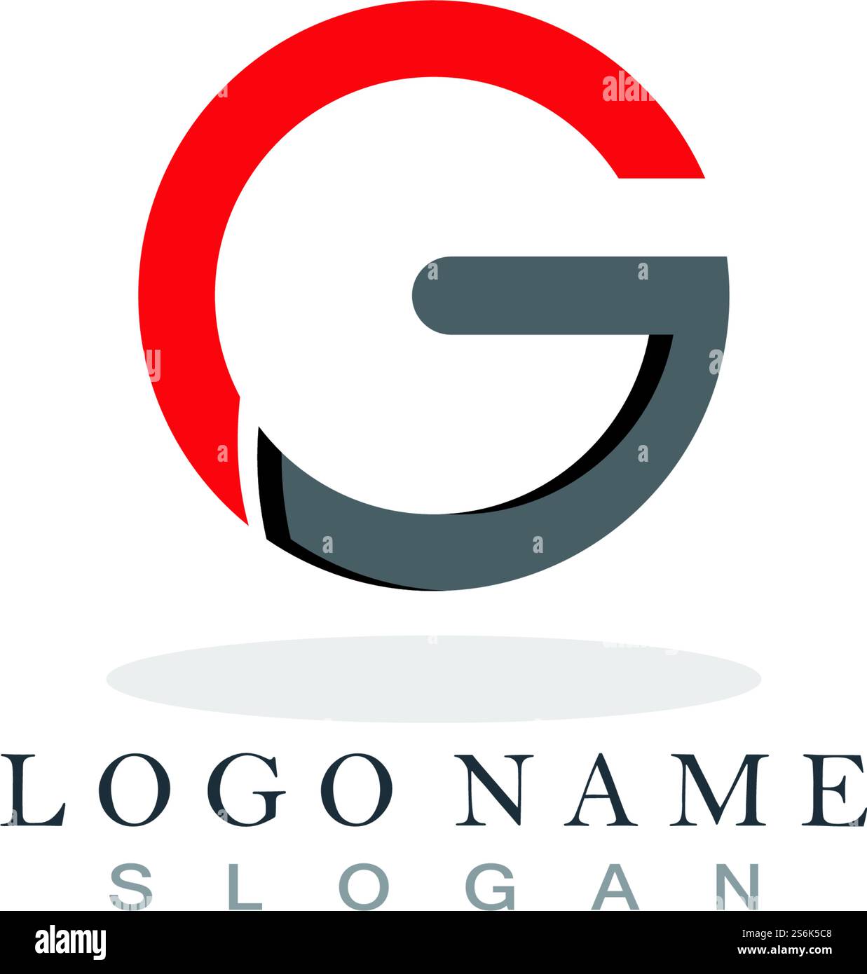 G Schreiben Logo Business Template Vektor icon Stock Vektor