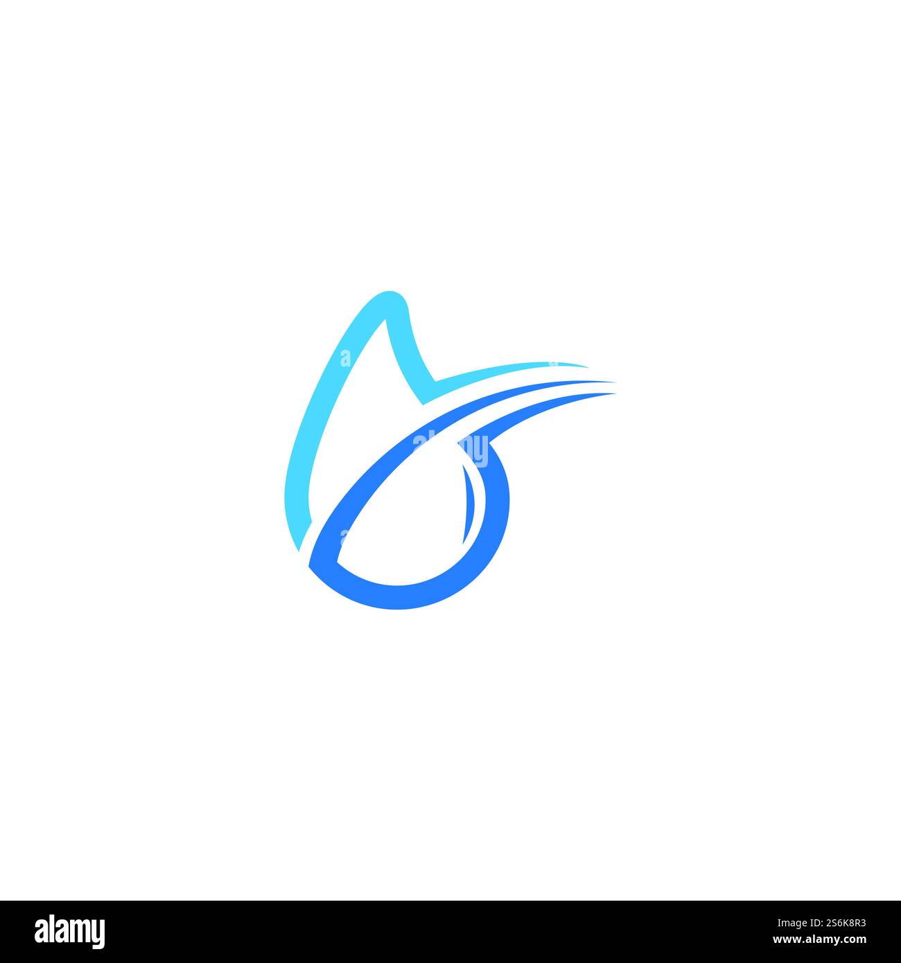 Wassertropfen Logo Template Vector Illustration Design Stock Vektor