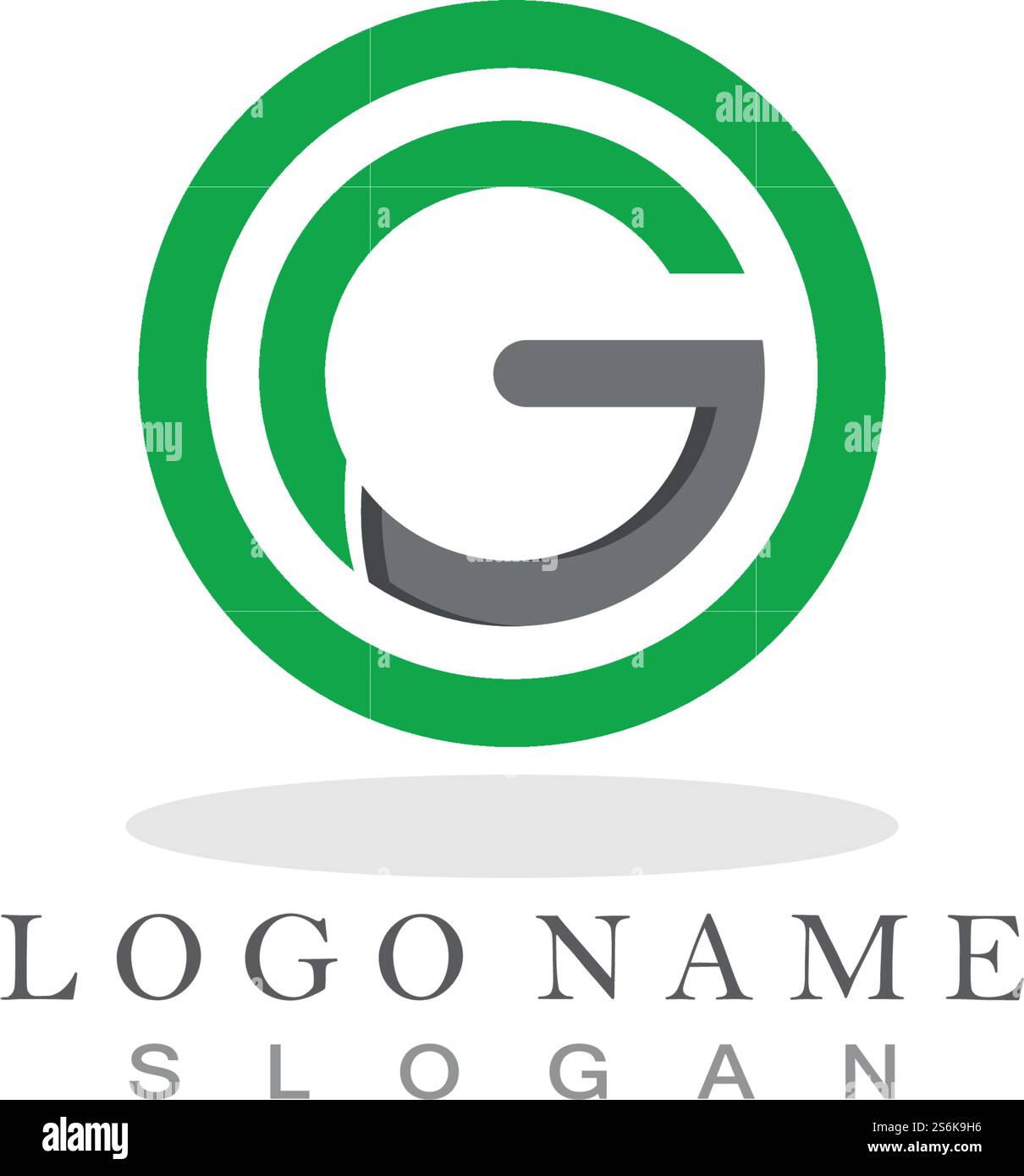 G Schreiben Logo Business Template Vektor icon Stock Vektor