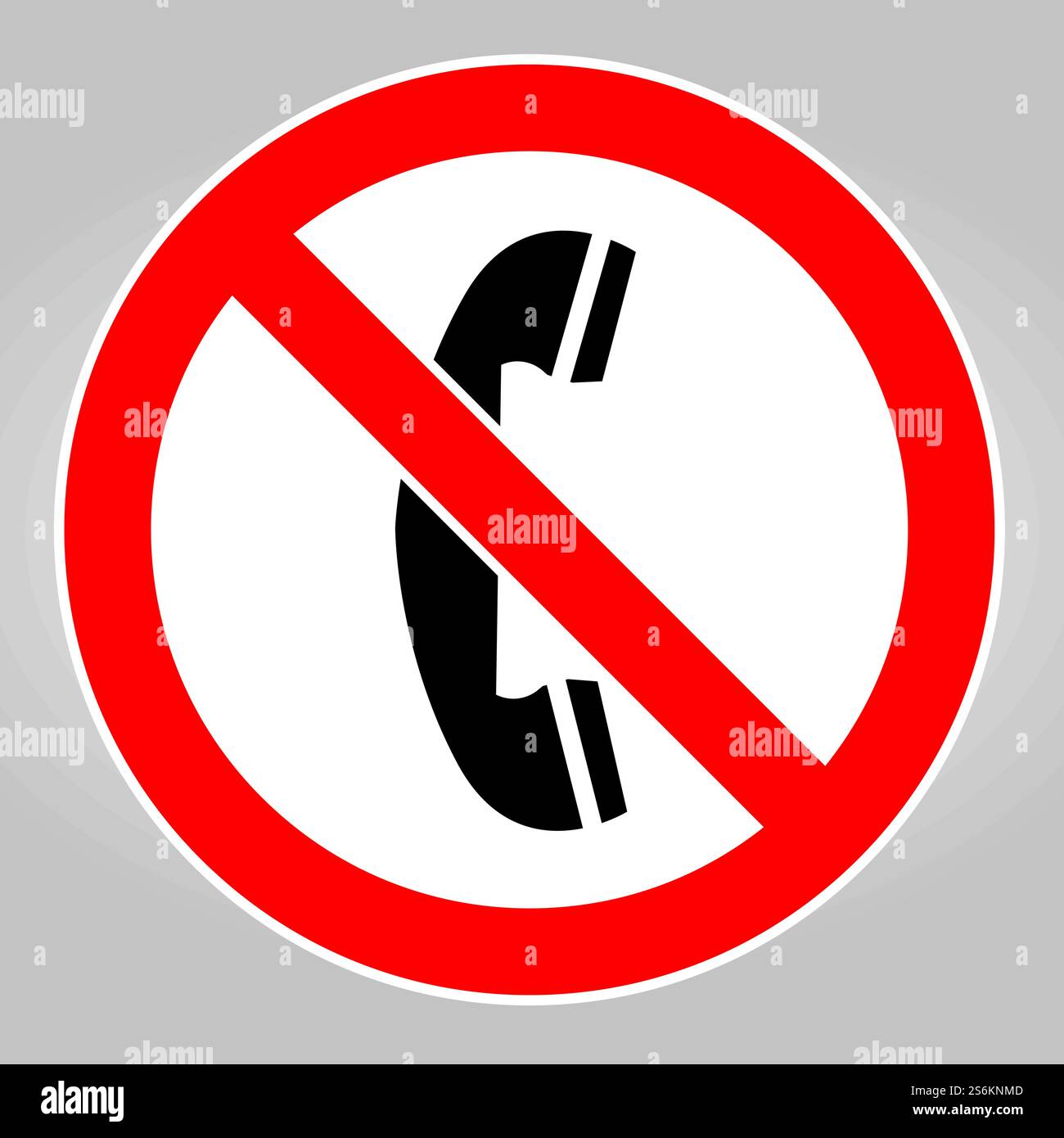 Symbol Verwenden Sie das Telefon nicht Stock Vektor