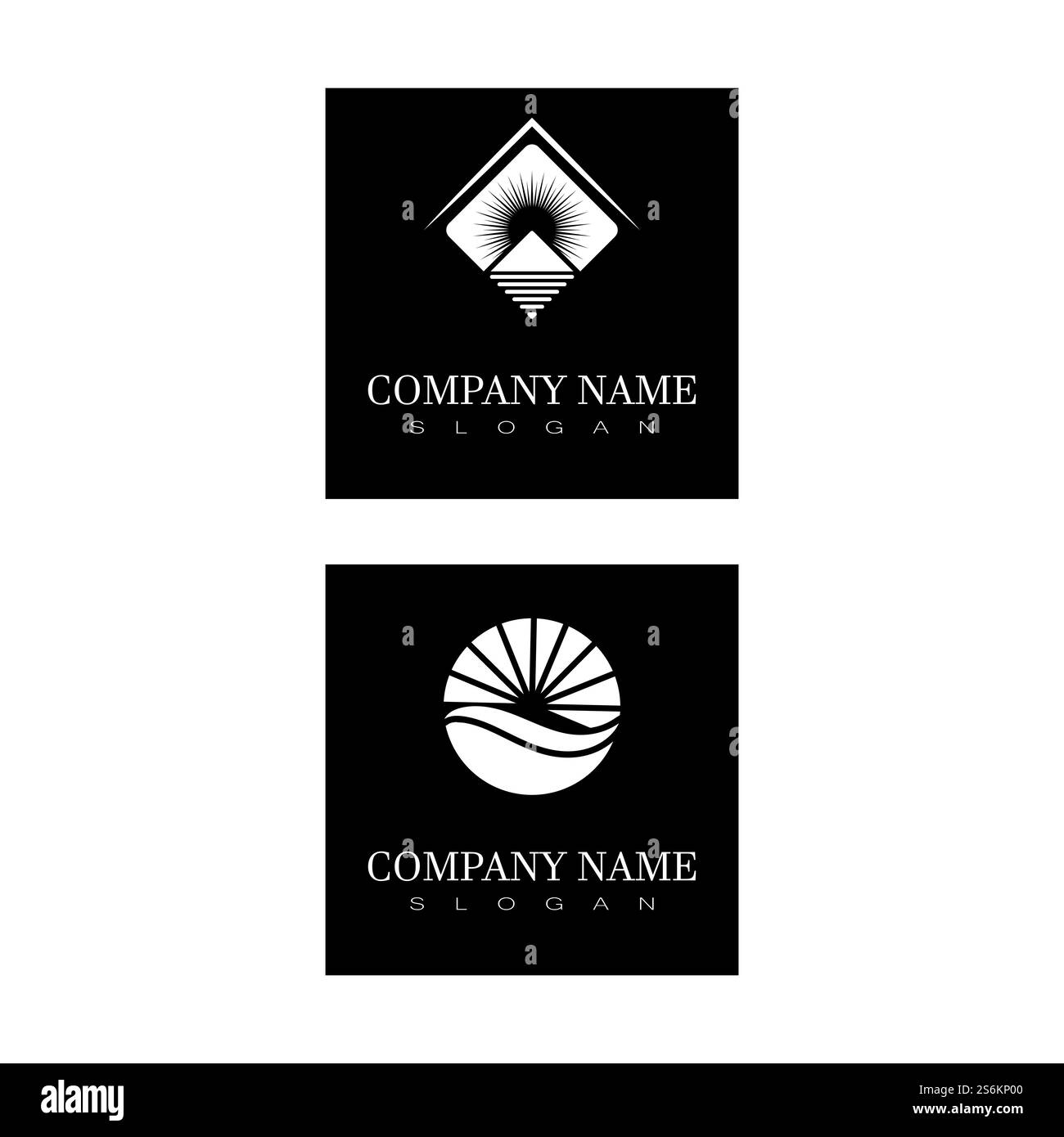 Strandinsel im Sommer, Meeresmeer mit Vögeln und Sonnenstrahlen im Sommer Stock Vektor