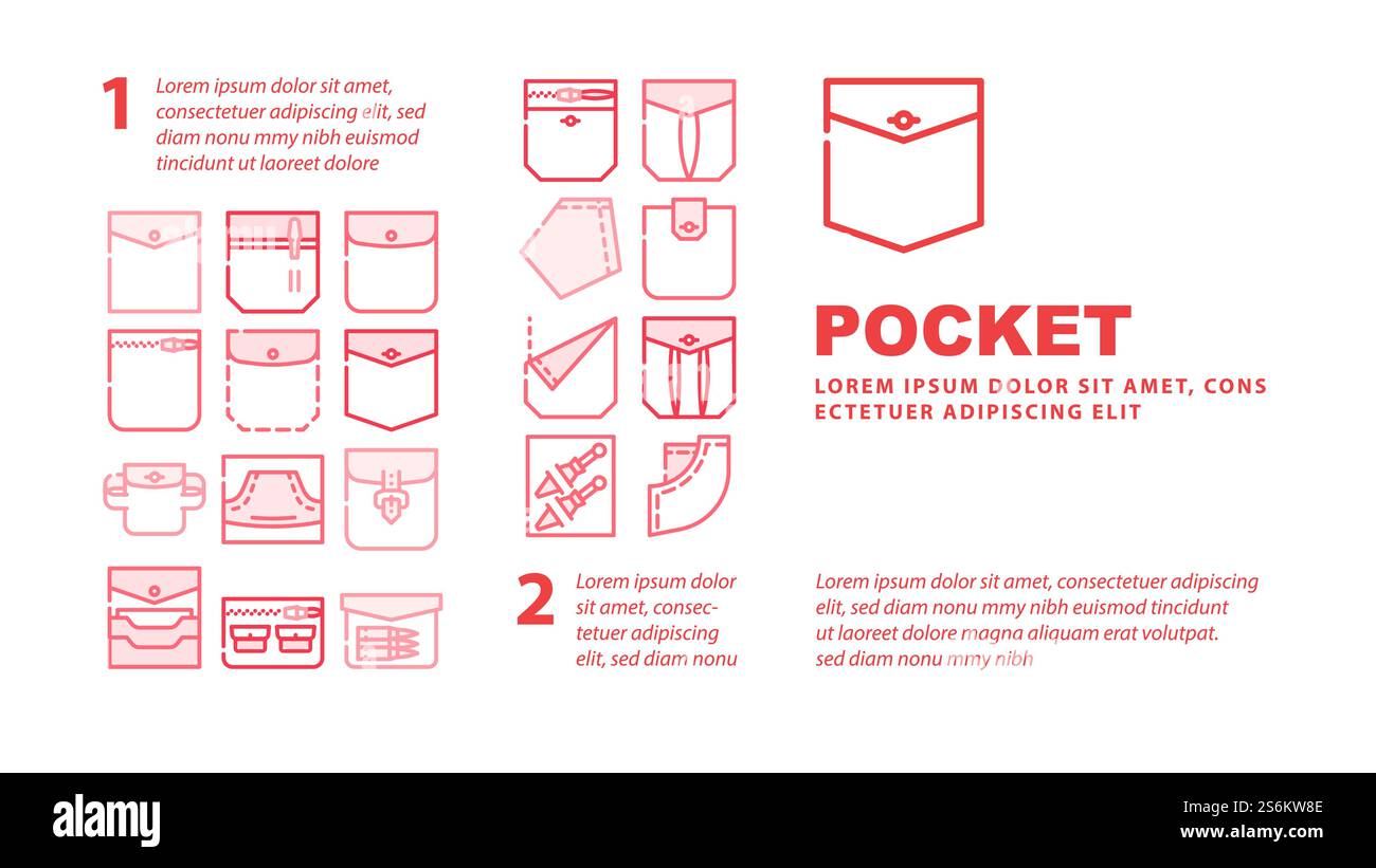 Pirate Sea Räuber Landing Webseite Header Banner Vorlage Vektor. Piratenschiff Schwimmend Im Ozean Und Flagge, Hut Und Kompass, Waffe Und Säbel, Schatztruhe Und Trinkflasche Line Piktogramme. Konturfarbe Illustrationen. Pirate Sea Räuber Landung Header Vektor Stock Vektor