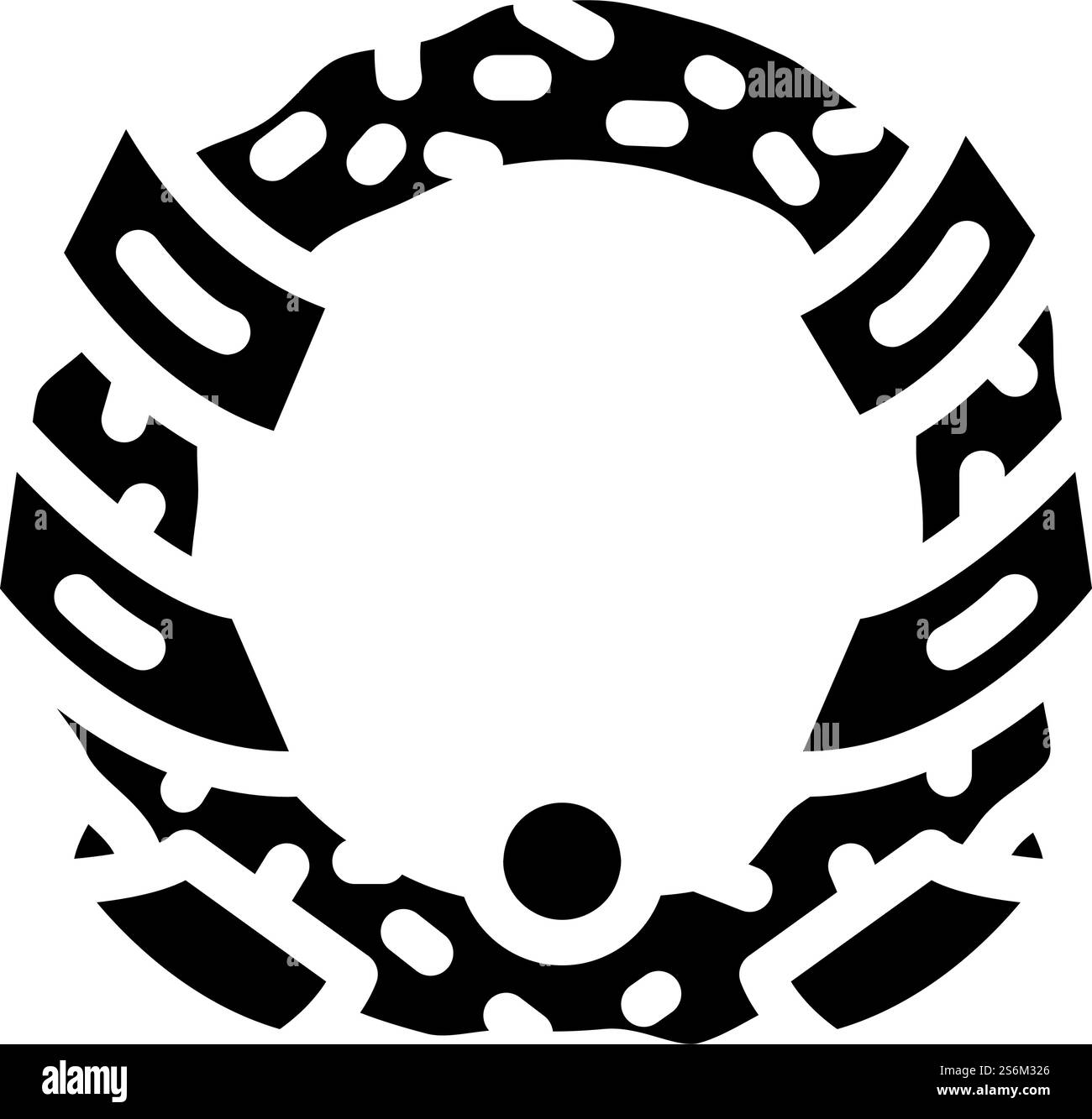 Trauerkranz Glyphe Symbol Vektor. Trauerkranz-Zeichen. Schwarze Abbildung des isolierten Kontursymbols. Trauerkranz Glyphe Symbol Vektor Illustration Stock Vektor