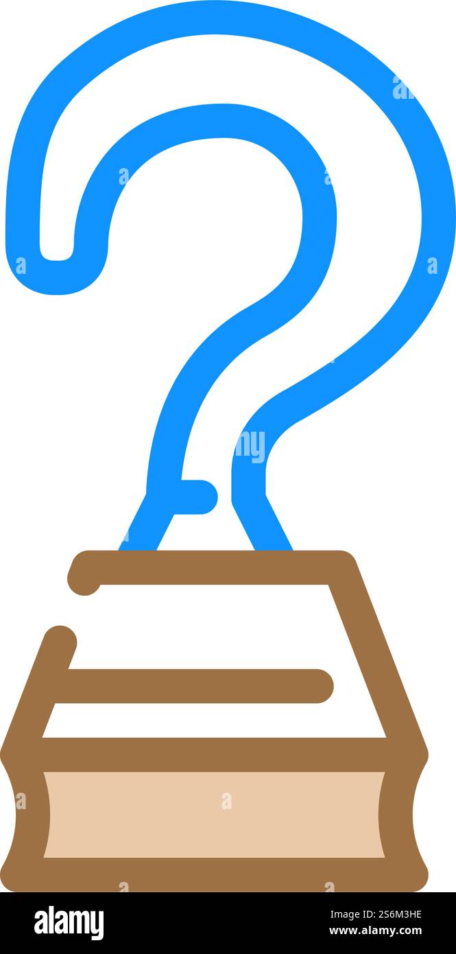 Haken Hand Piraten Farbe Symbol Vektor. Hängendes Piratenschild aufhängen. Isolierte Symboldarstellung. Haken Hand Pirate Farbe Symbol Vektor Illustration Stock Vektor