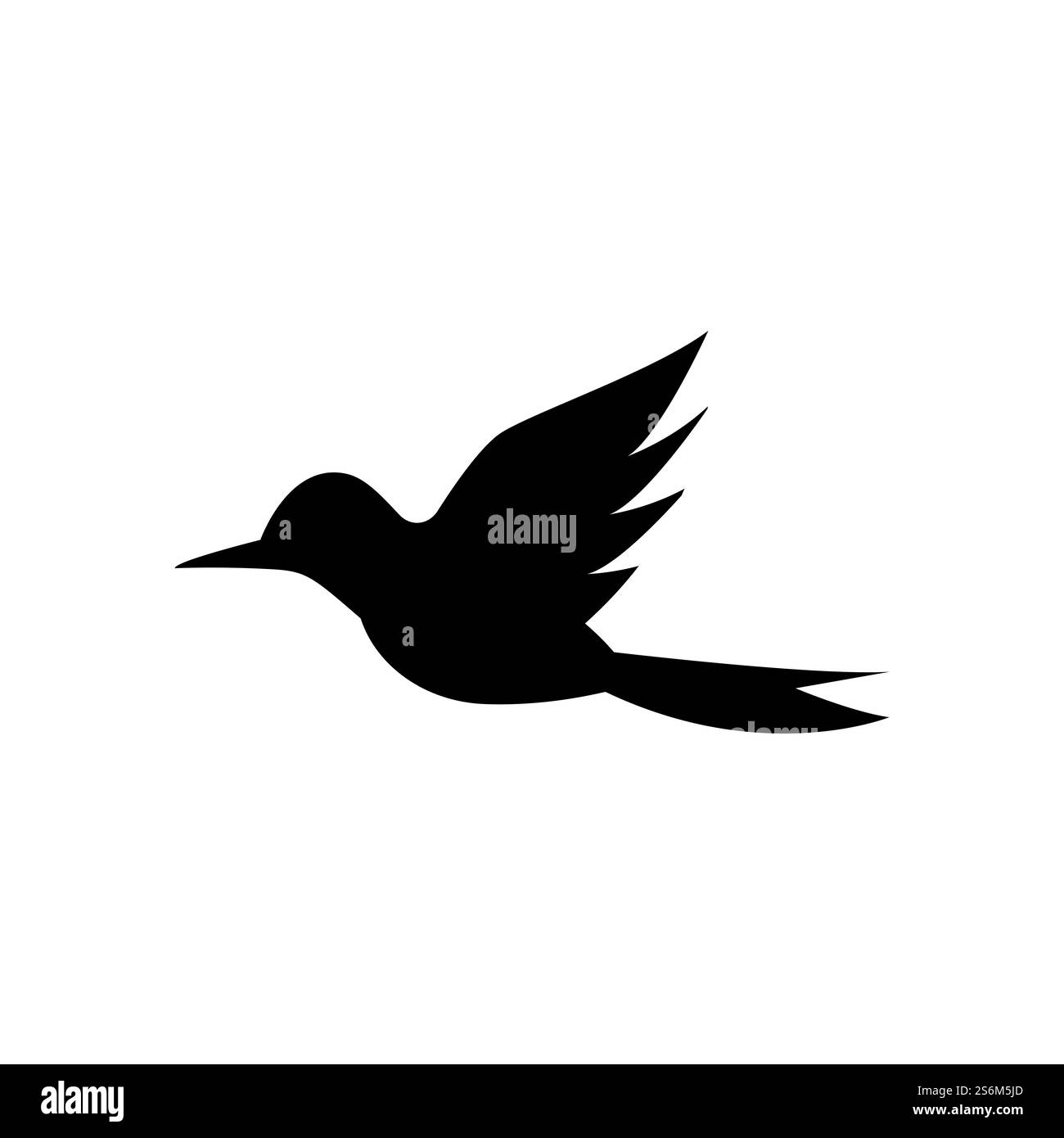 Bird Logo Template Design Vektor, Emblem, Design Konzept, Kreatives Symbol, Symbol Stock Vektor