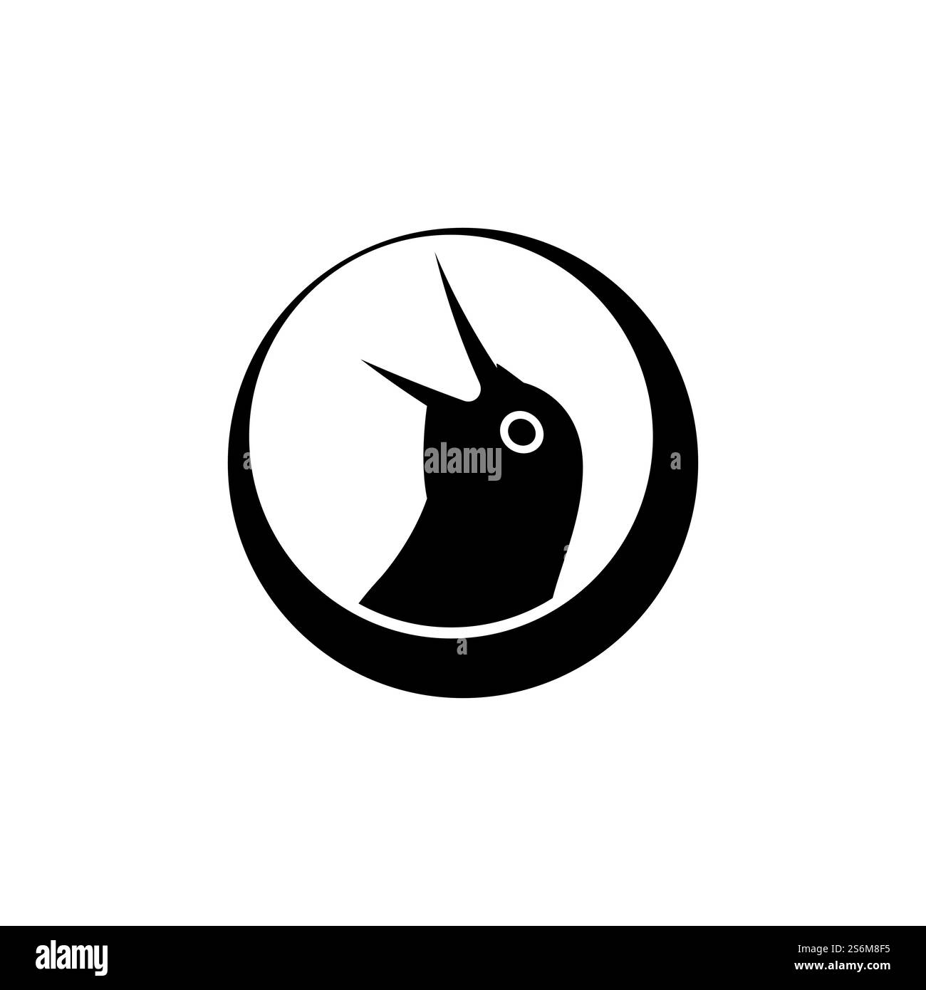 Bird Logo Template Design Vektor, Emblem, Design Konzept, Kreatives Symbol, Symbol Stock Vektor