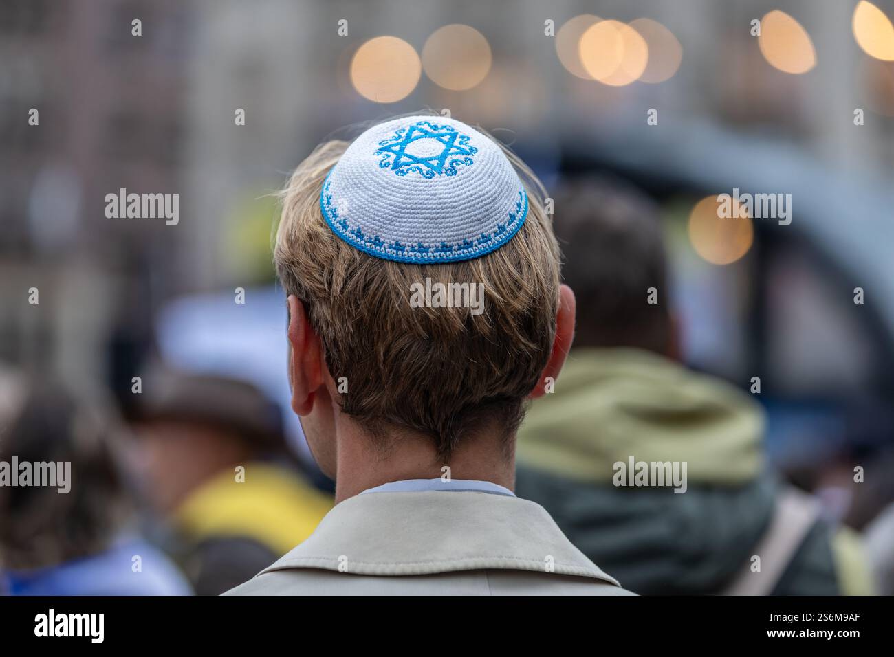 Tausende Demonstranten zeigten ihre Unterstützung für die israelischen Opfer der Hamas-Gewalt Stockfoto
