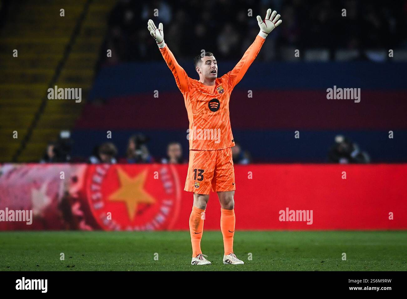 Barcelona, Espagne. Januar 2025. Inaki PENA aus Barcelona während des spanischen Pokals, Copa del Rey, Achtelfinale des FC Barcelona gegen Real Betis am 15. Januar 2025 bei Estadi Olimpic Lluis Companys in Barcelona, Spanien - Foto Matthieu Mirville (Sergio Ros)/DPPI Credit: DPPI Media/Alamy Live News Stockfoto