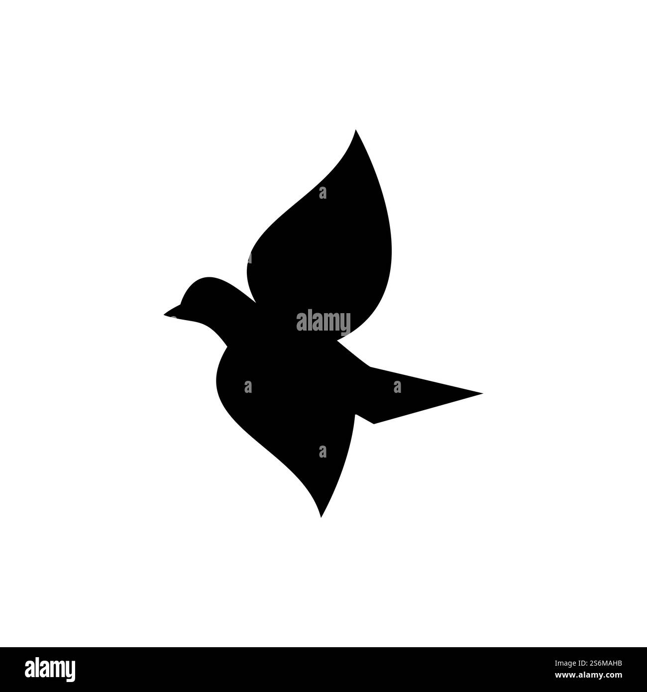 Bird Logo Template Design Vektor, Emblem, Design Konzept, Kreatives Symbol, Symbol Stock Vektor