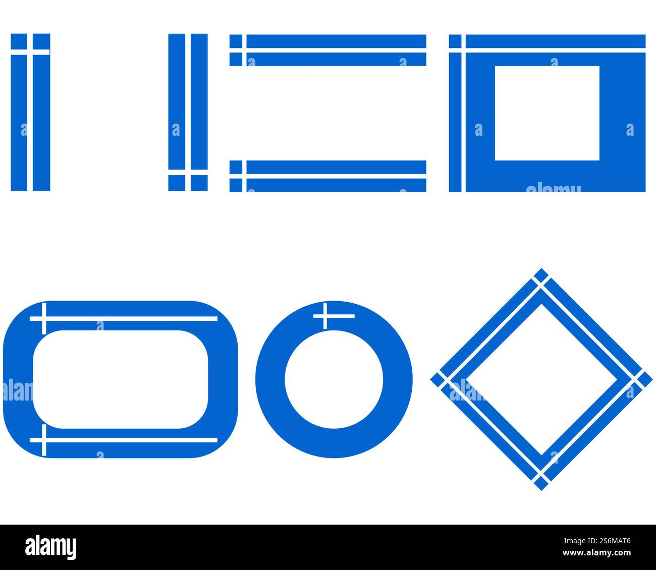 Flaggen aus Shetland mit freiem Textraum Stockfoto