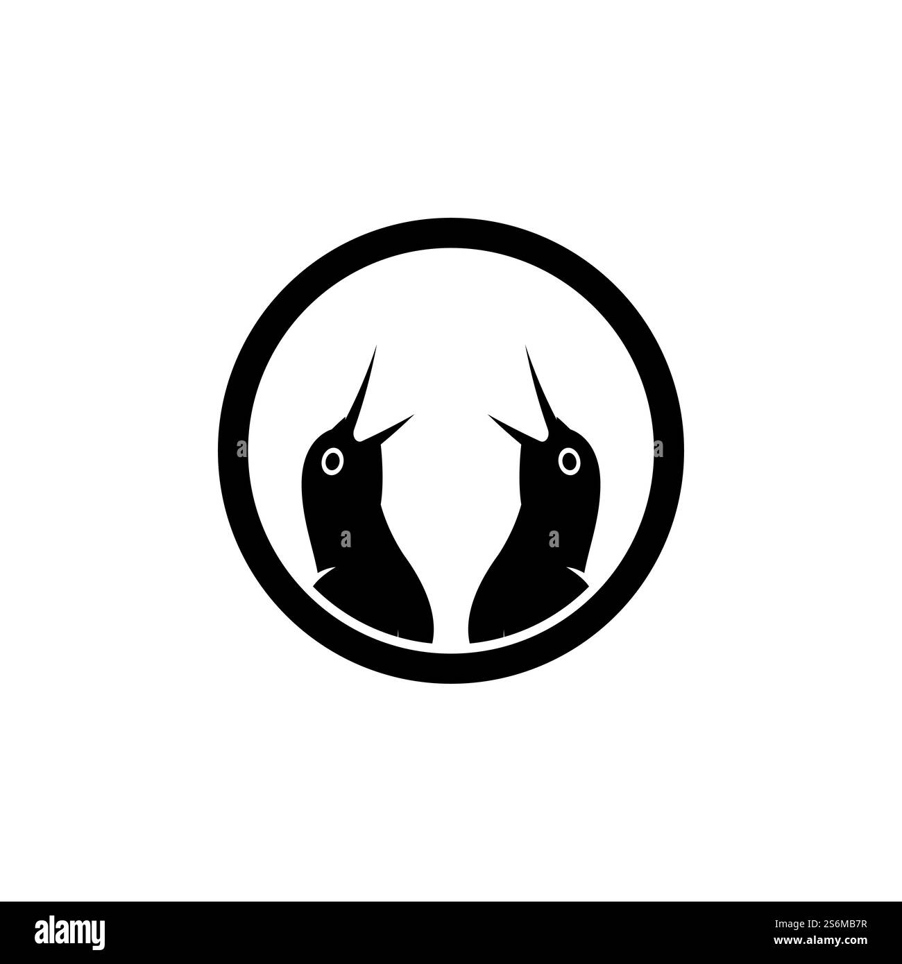 Bird Logo Template Design Vektor, Emblem, Design Konzept, Kreatives Symbol, Symbol Stock Vektor