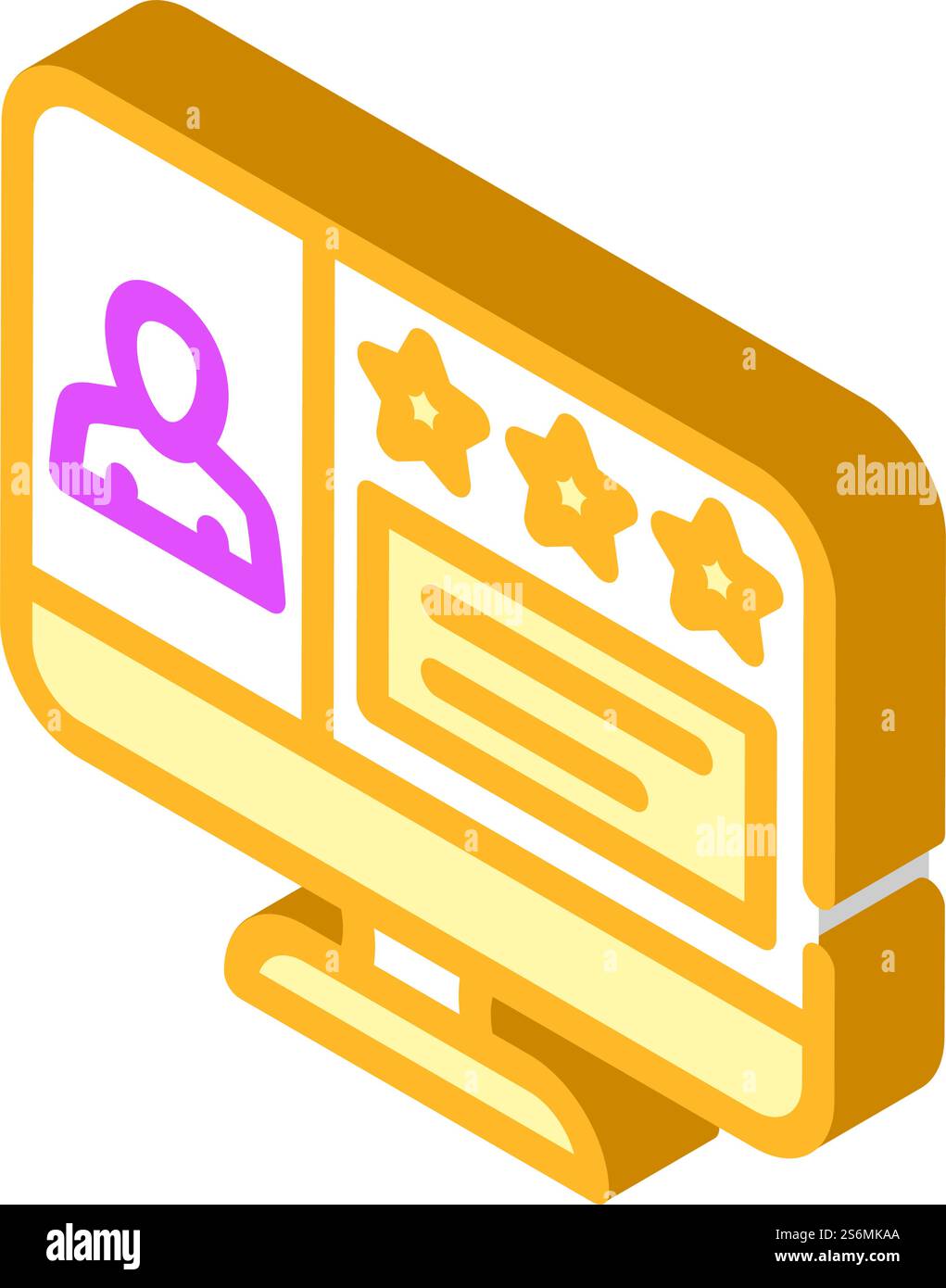 Überprüfen Sie den isometrischen Symbolvektor für Videoanrufe. Überprüfen Sie das Videorufzeichen. Isolierte Symboldarstellung. Sehen Sie sich die isometrische Symbolvektorgrafik für Videoanrufe an Stock Vektor
