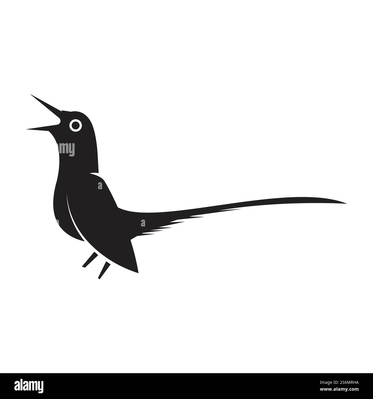 Bird Logo Template Design Vektor, Emblem, Design Konzept, Kreatives Symbol, Symbol Stock Vektor