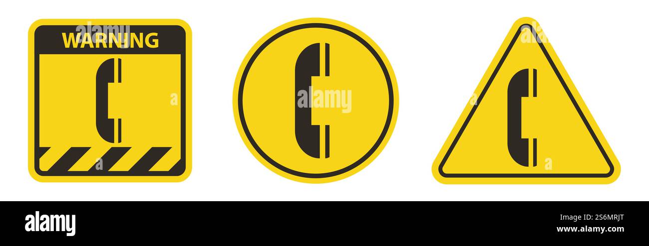 Symbol Verwenden Sie das Telefon nicht Stock Vektor