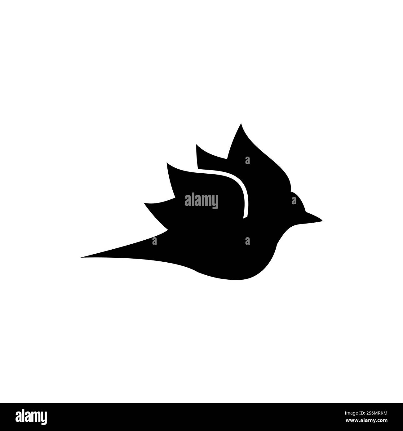 Bird Logo Template Design Vektor, Emblem, Design Konzept, Kreatives Symbol, Symbol Stock Vektor