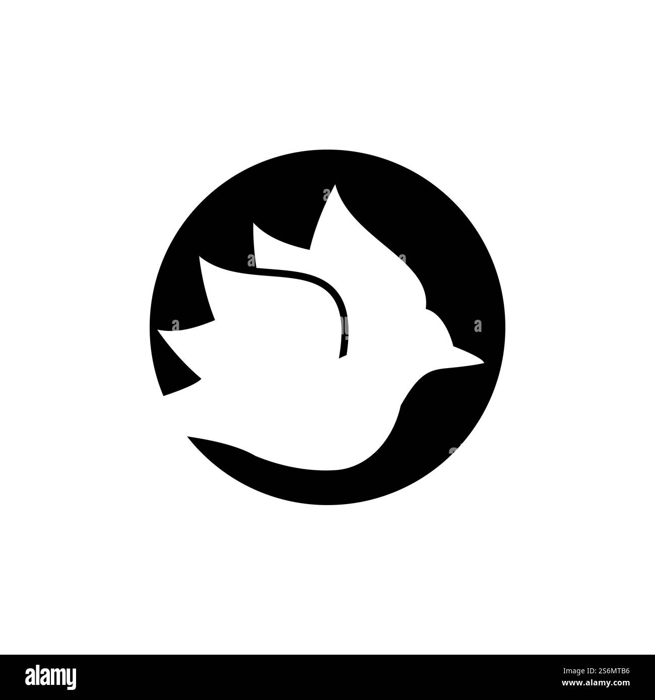 Bird Logo Template Design Vektor, Emblem, Design Konzept, Kreatives Symbol, Symbol Stock Vektor