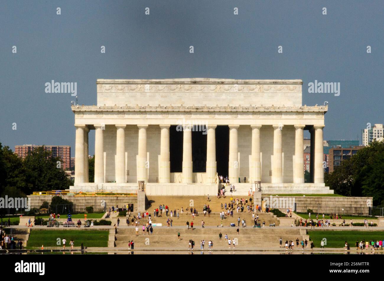 Abraham Lincoln Memorial in Washington Stockfoto