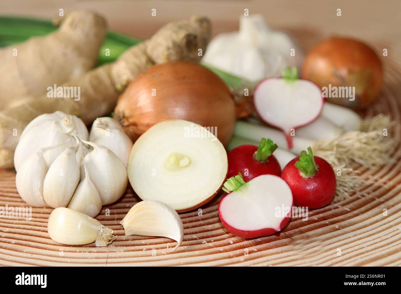 Bio-Gemüse ist sehr gesund Stockfoto