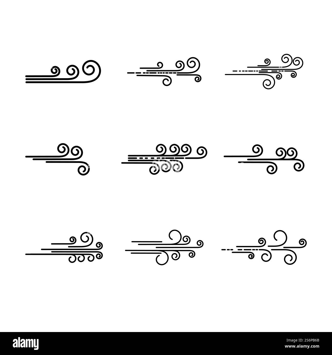 Wind vektor Icon Design Illustration Vorlage Stock Vektor