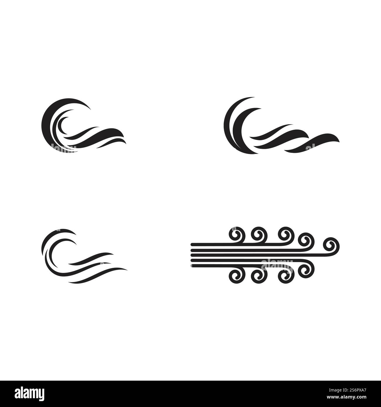 Wind vektor Icon Design Illustration Vorlage Stock Vektor