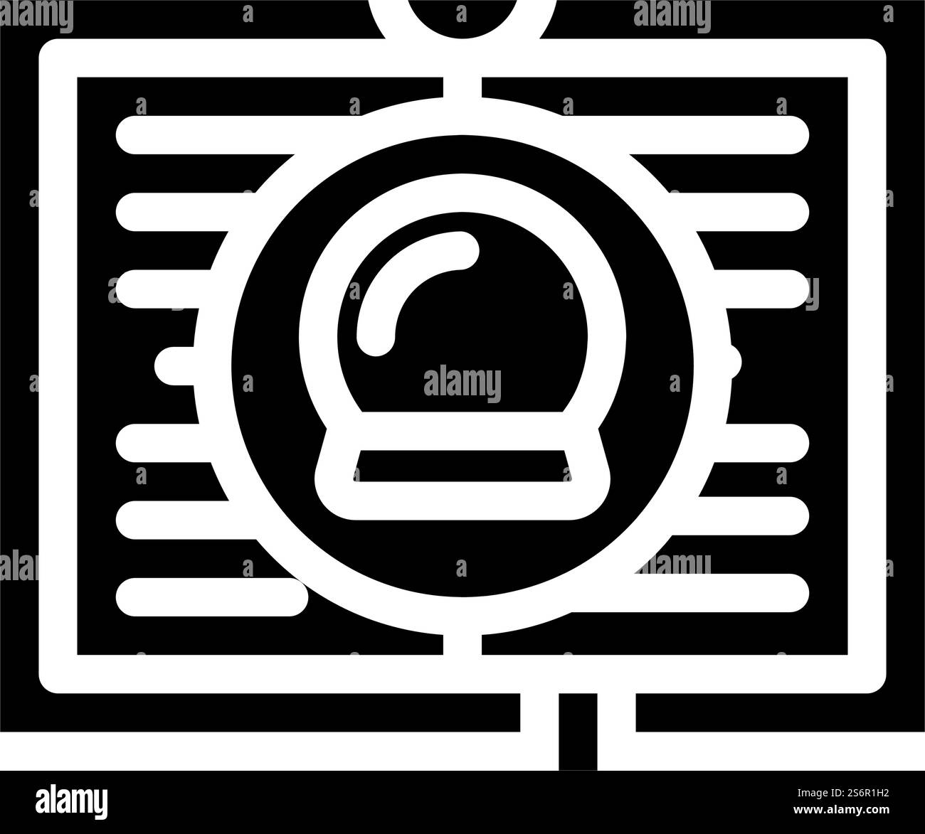 Zauberrealismus Literatur Glyphe Icon Vektor. Literaturzeichen des magischen Realismus. Schwarze Abbildung des isolierten Kontursymbols. Magie Realismus Literatur Glyphe Icon Vektor Illustration Stock Vektor