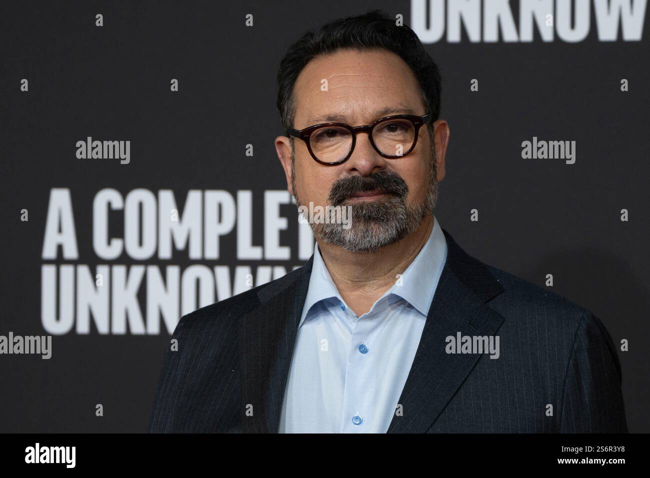 Rom, Italien, 17. Januar 2025: James Mangold nimmt am Roten Teppich für ...