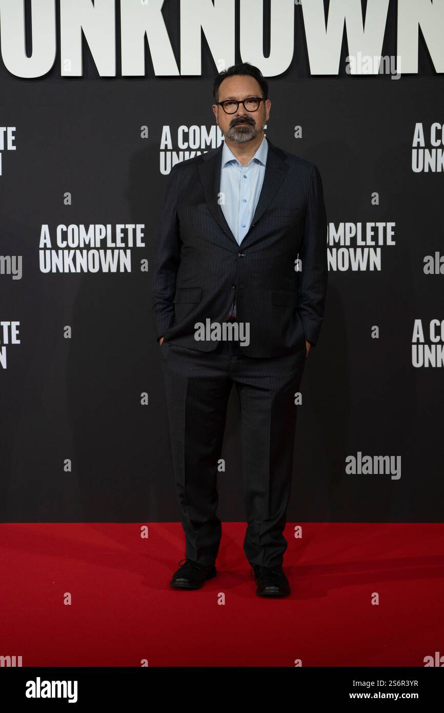 Rom, Italien, 17. Januar 2025: James Mangold nimmt am Roten Teppich für ...