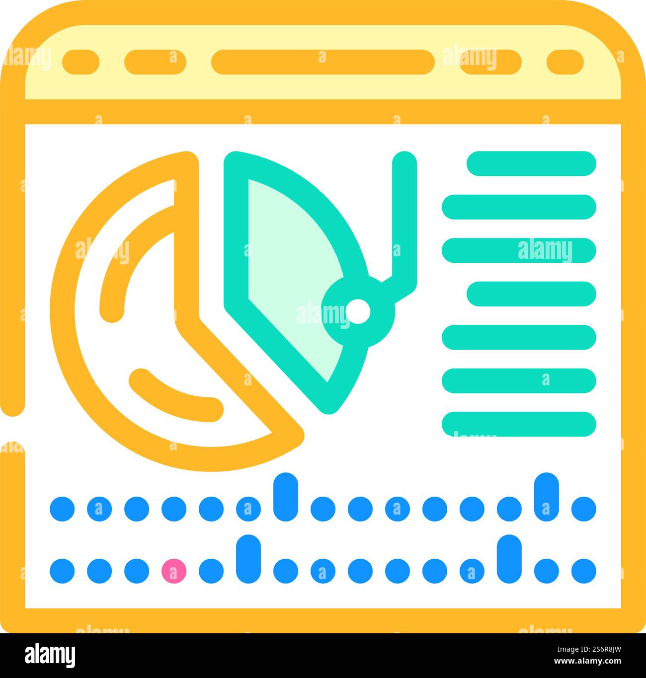 Kalender mit Bericht über das Farbsymbolvektor für ausgeführte Arbeit. Kalender mit Bericht über ausgeführte Arbeit - Zeichen. Isolierte Symboldarstellung. Kalender mit Bericht über ausgeführte Arbeit Farbsymbol Vektorillustration Stock Vektor