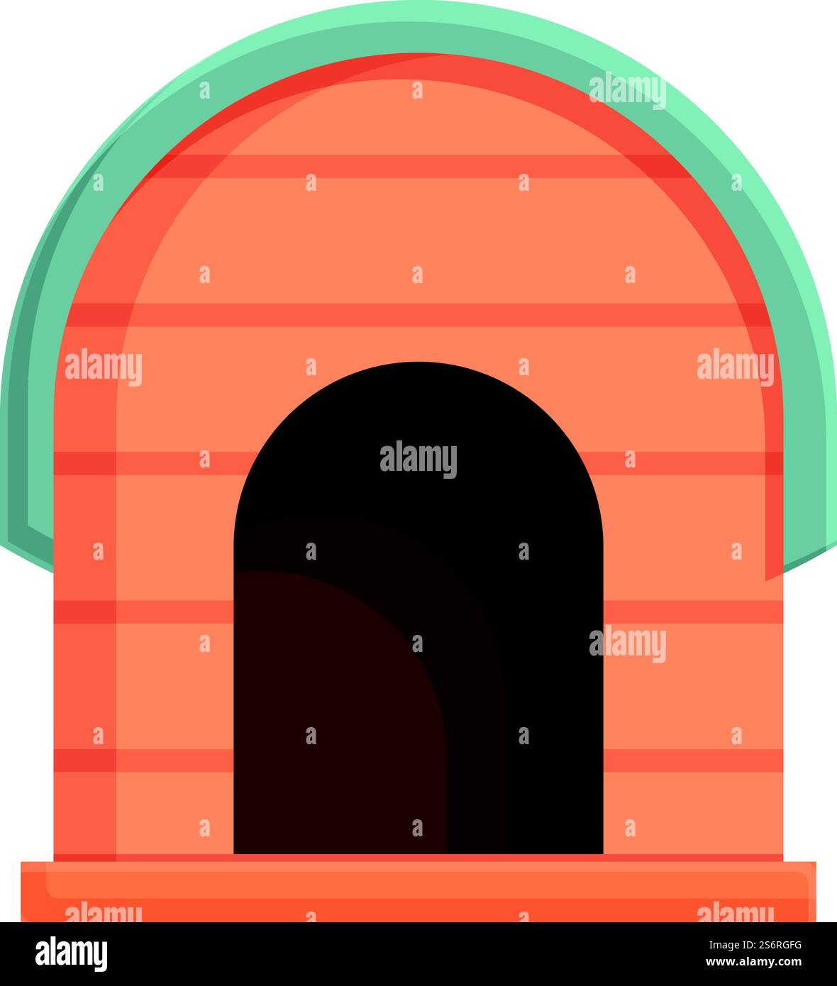 Hundehütte Icon Cartoon Vektor. Hundehütte. Hundehaus. Hundehütte Icon Cartoon Vektor. Hundehütte Stock Vektor