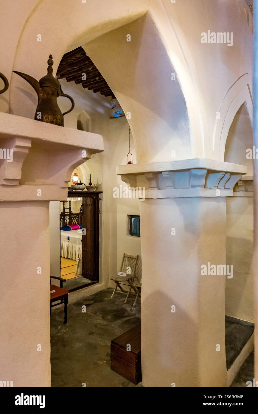Bait al Zubair, Museum, ehemaliges Herrenhaus der Familie Zubair, Muscat, Muscat, Oman, Arabische Halbinsel, Naher Osten, Asien Stockfoto